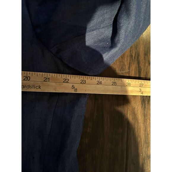 Peter Millar Mens XL Linen Silk Blazer Blue - Picture 7 of 10